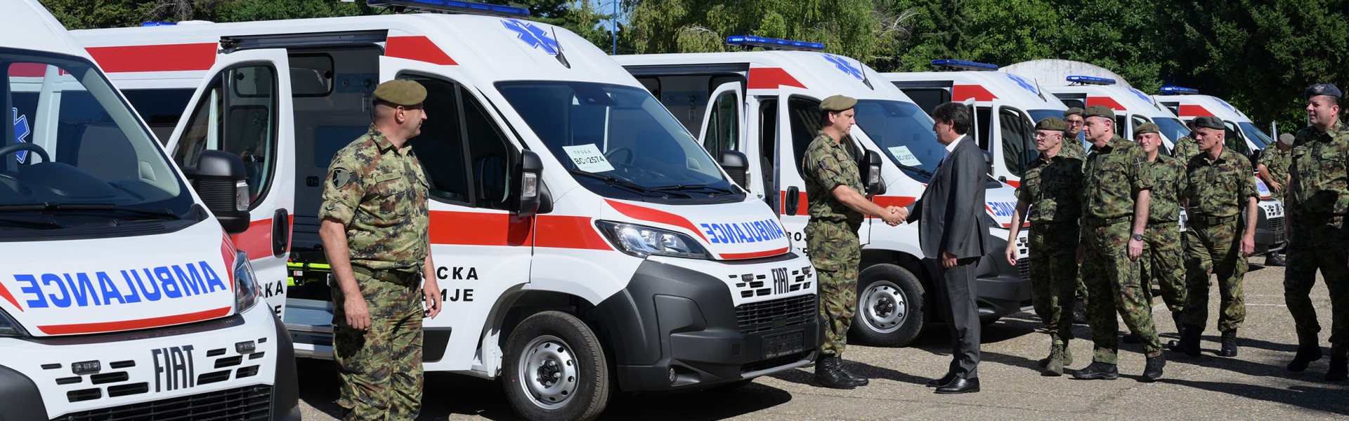 Нових 10 санитетских возила за Војску Србије