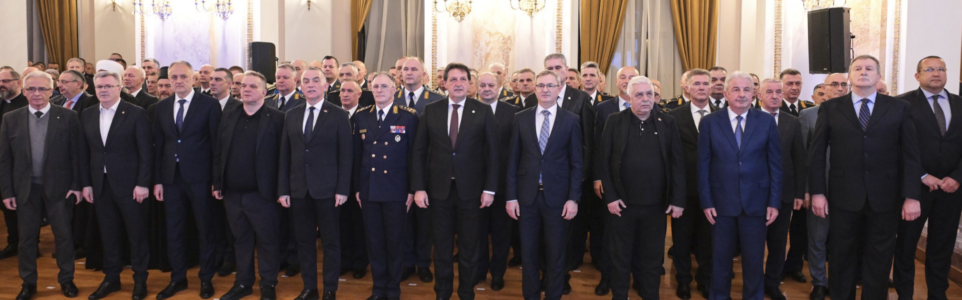 New Year and Christmas reception hosted by Minister of Defence and Chief of General Staff