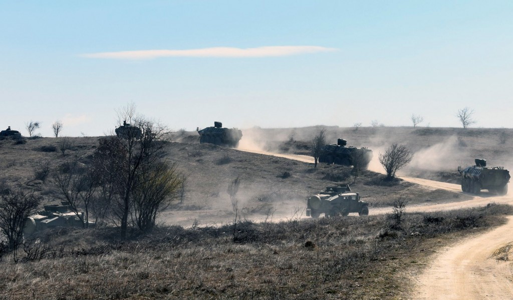 Показна вежба јединица Копнене војске