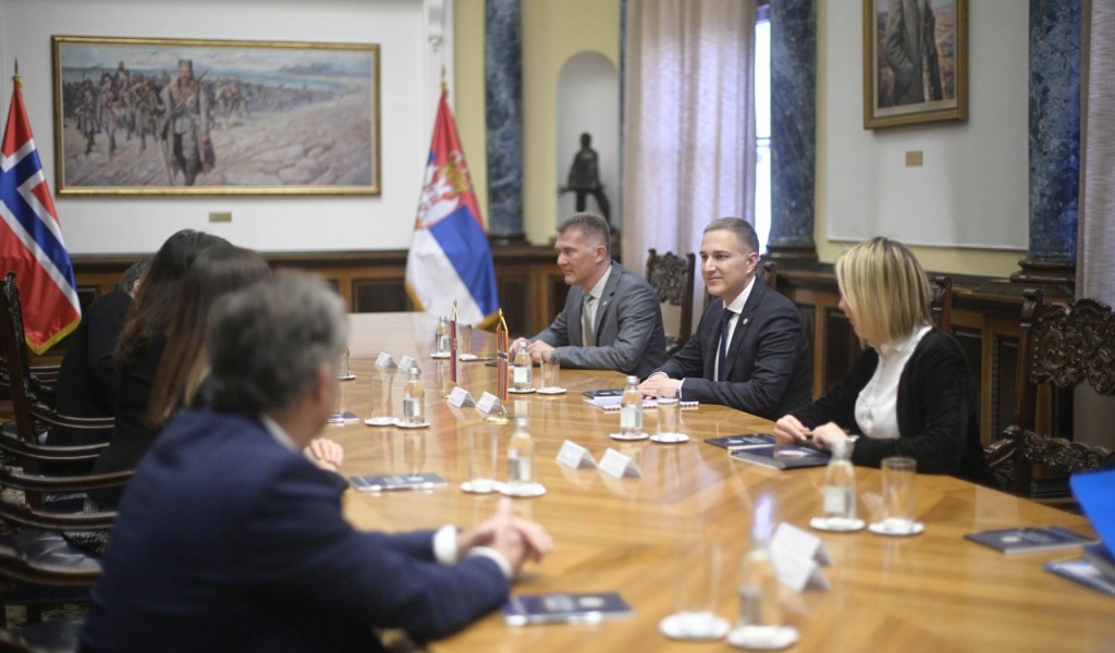 Sastanak ministra Stefanovića sa delegacijom Ministarstva odbrane Kraljevine Norveške