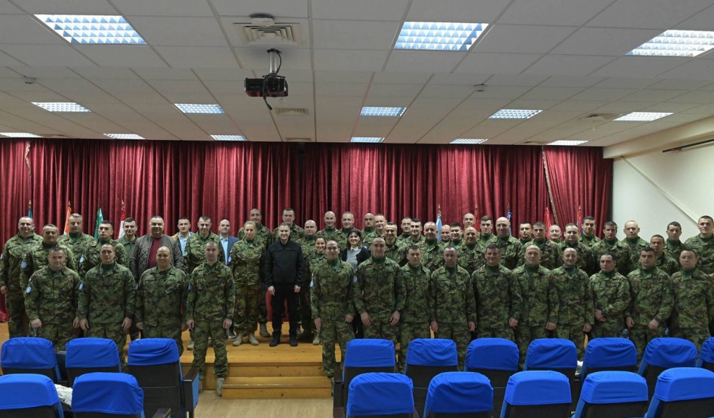 Minister Stefanović finishes visit to Serbian peacekeepers in Lebanon