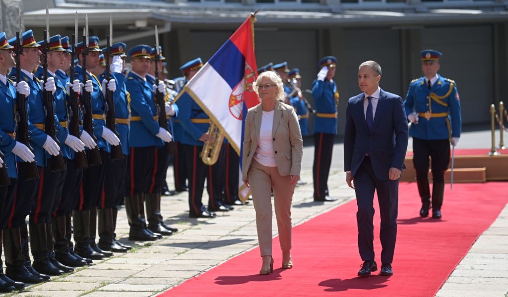 Minister of Defence of Federal Republic of Germany Christine Lambrecht Visits Serbia