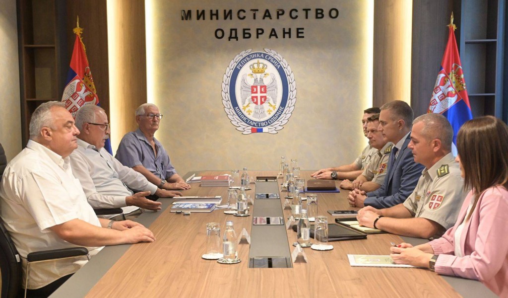 Minister Stefanović Meets Representatives of SUBNOR