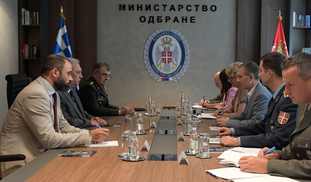 Састанак министра Стефановића са амбасадором Грчке Диакофотакисом