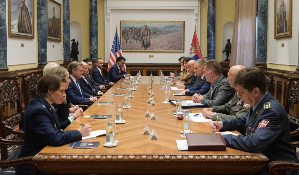 Meeting between Minister Stefanović and U S Congressman Turner
