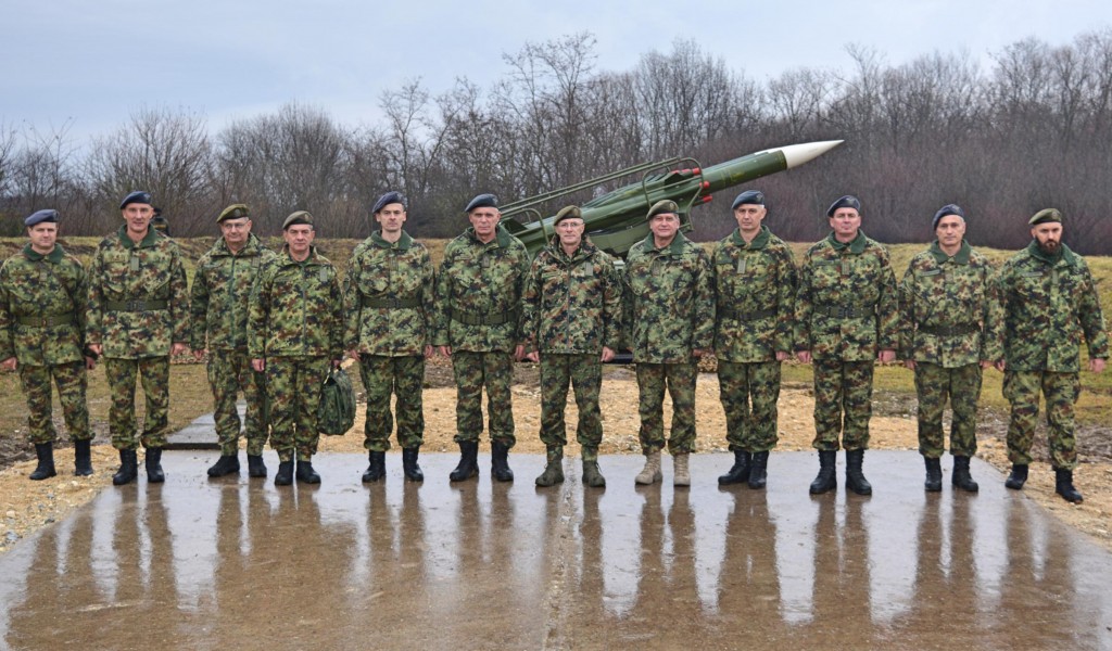 General Mojsilović visits airspace control and protection force