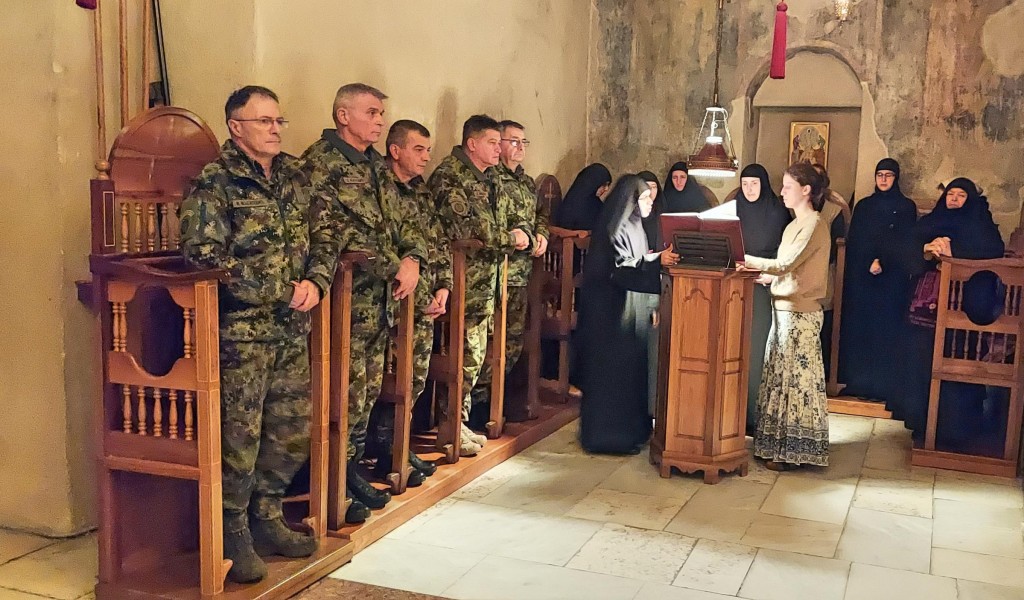 Начелник Генералштаба у посети манастиру Жича