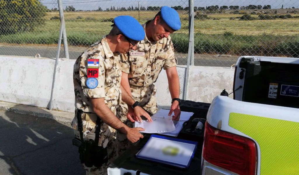Zamena kontingenta Vojske Srbije u misiji UN na Kipru
