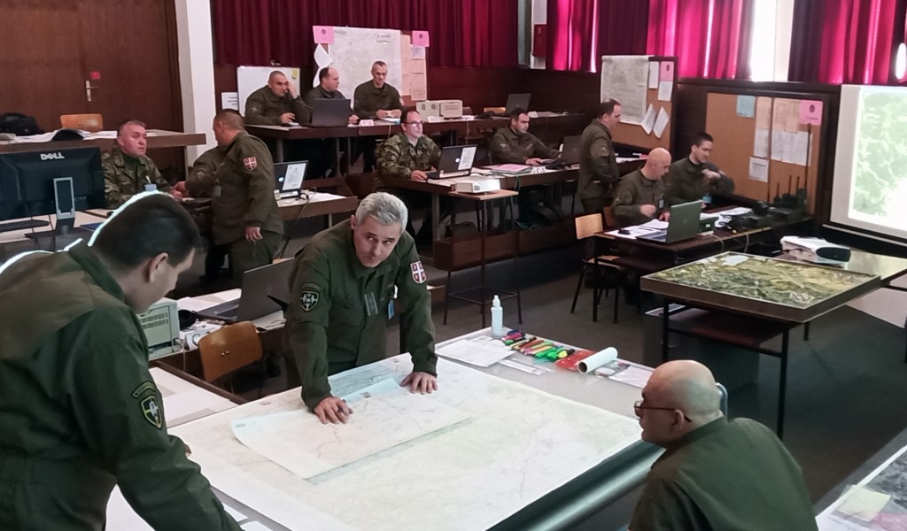 Вежба Трећег батаљона војне полиције Гром 2022