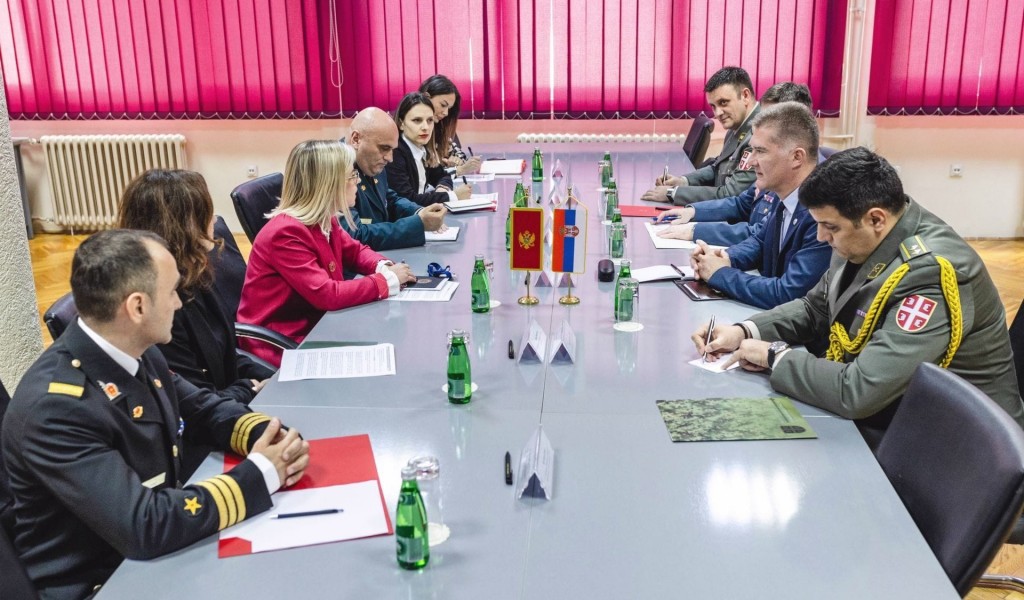 Potpisan plan bilateralne vojne saradnje sa Crnom Gorom