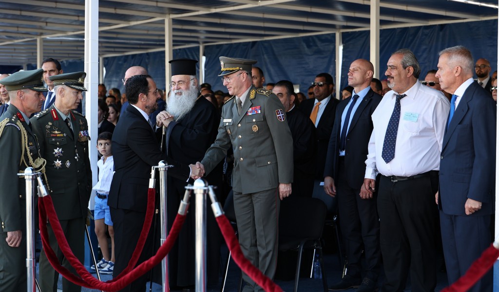 Chief of General Staff attends military parade in Nicosia
