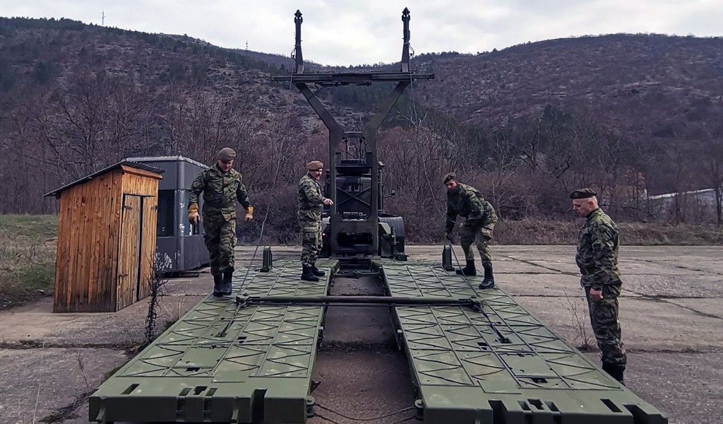 Obuka inžinjerijskih jedinica Druge brigade kopnene vojske