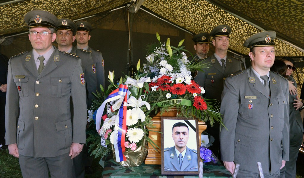 Lieutenant Colonel Dejan Stanojević laid to rest