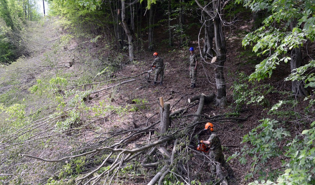 Serbian Armed Forces provide assistance to citizens of Ivanjica