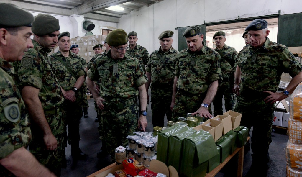 Visit to Central Logistics Base units