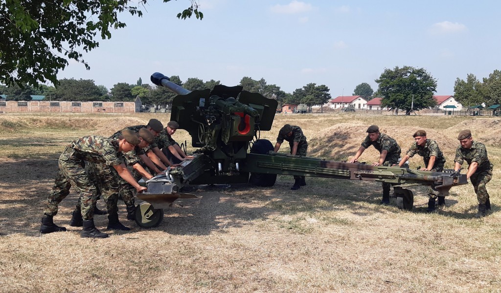 Soldiers performing military service undergo specialty training