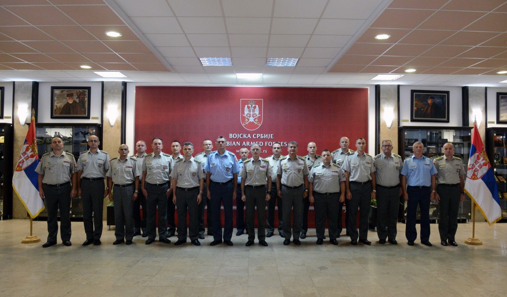 Reception for officers who are to attend General Staff Course