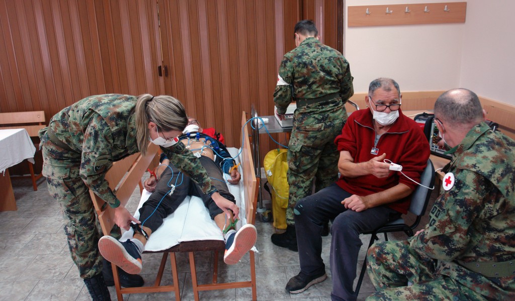Activity Military Doctor in the Village in Municipalities Preševo and Bačka Palanka