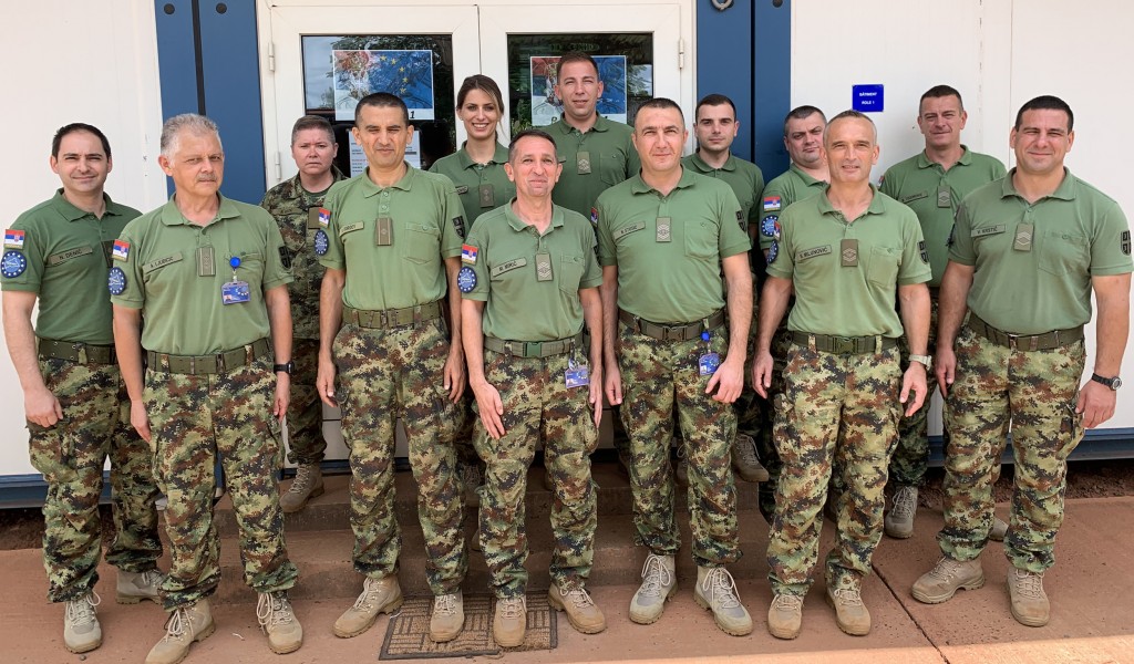 Rotation of SAF contingent in EUTM RCA