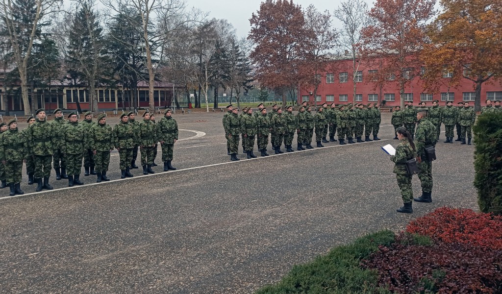 Reception of Youngest Generation of Soldiers Doing Voluntary Military Service