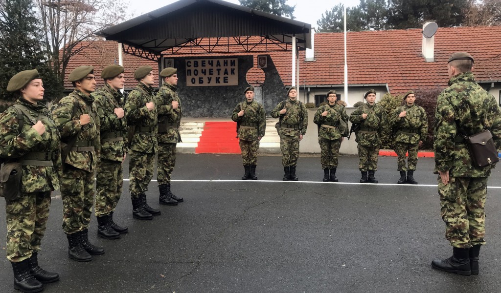 Official Beginning of Training for Soldiers Doing Voluntary Military Service