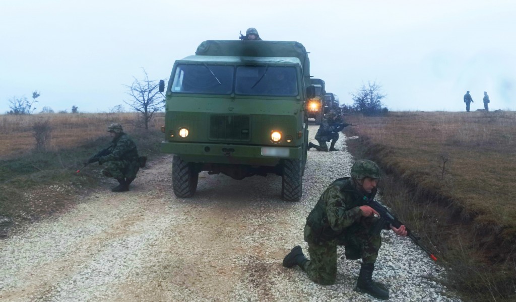 Провера обучености јединице Војске Србије за ангажовање у мировним операцијама