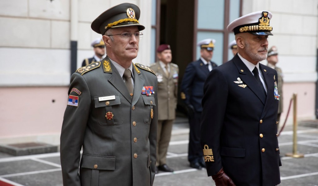 Chief of Serbian Armed Forces General Staff pays visit to Italian Republic