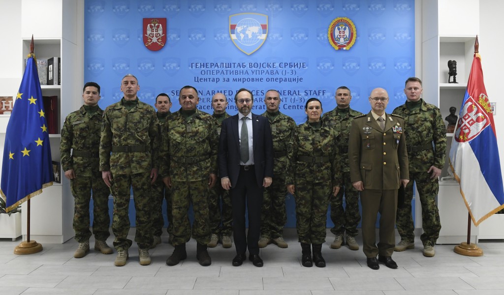 Send off for members of SAF deploying to EUTM RCA