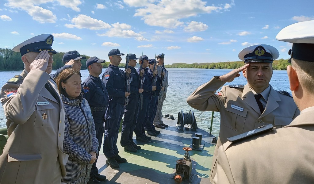 Commemoration of sinking of Drava river monitor