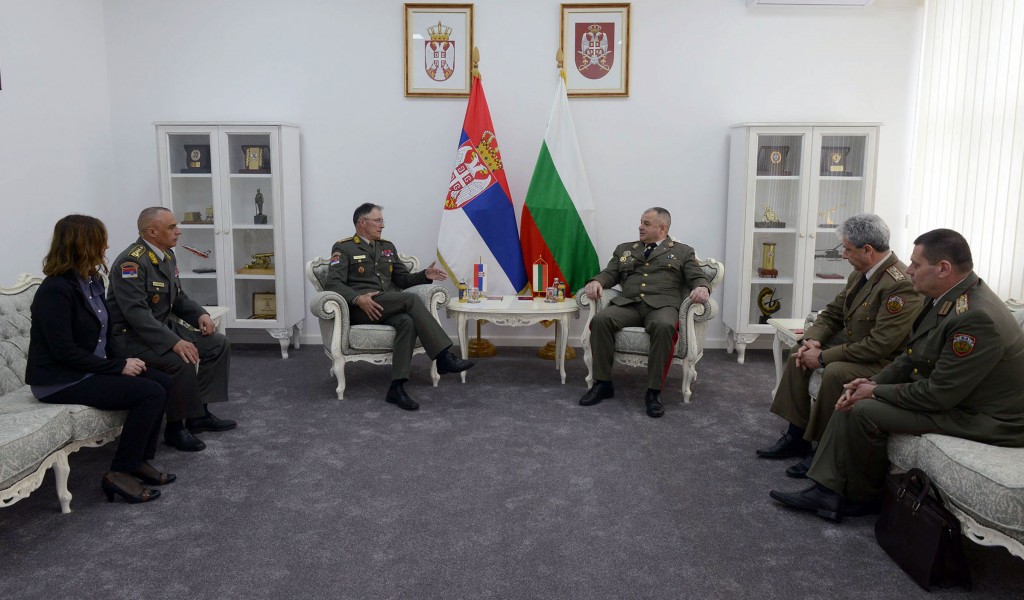 Poseta komandanta Kopnene vojske Bugarske armije