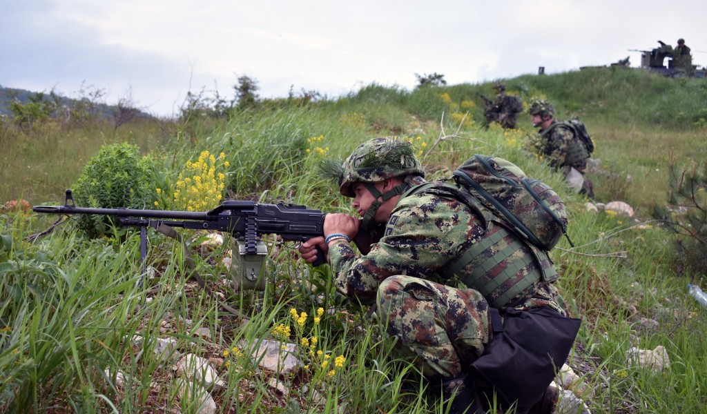 Regular Training in Serbian Armed Forces Infantry Units