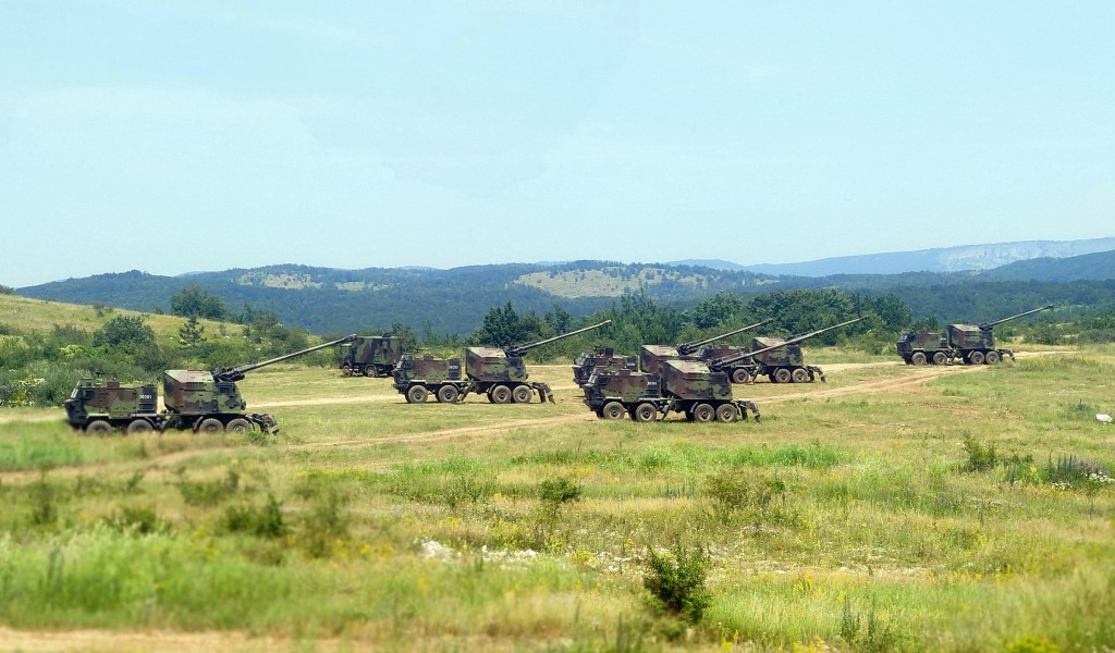 Live fire drills with newly introduced modernized artillery systems conducted