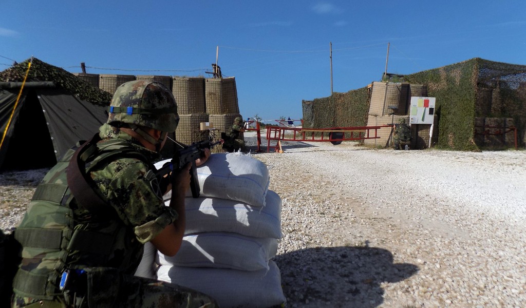 Провера јединице Војске Србије за учешће у мировној операцији