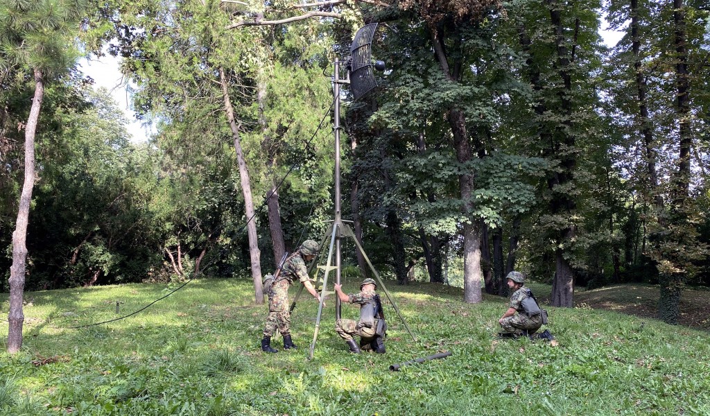 Telecom soldiers training