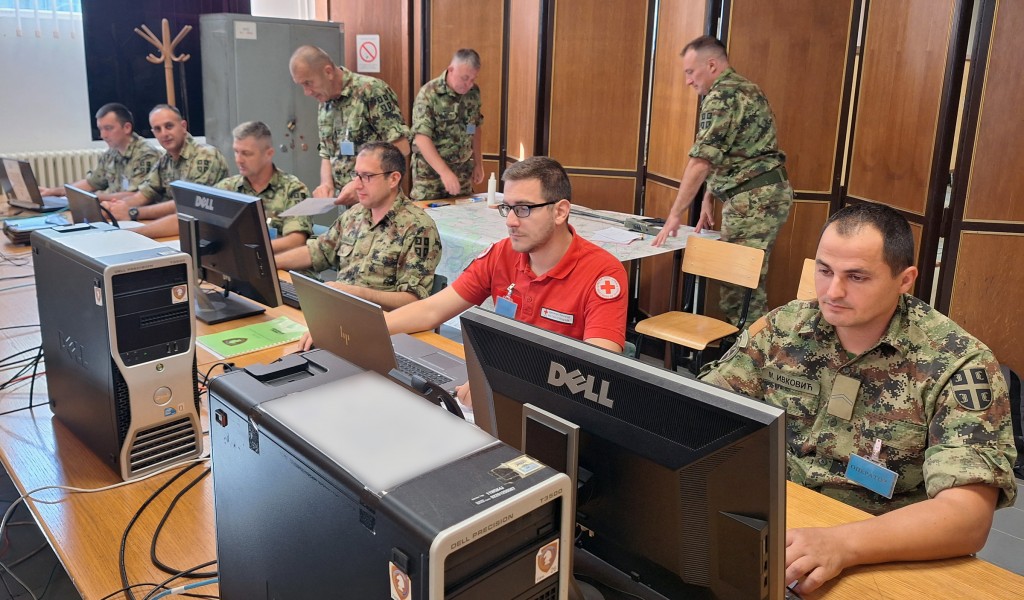 Vežba mehanizovanog bataljona podržana računarskim simulacijama