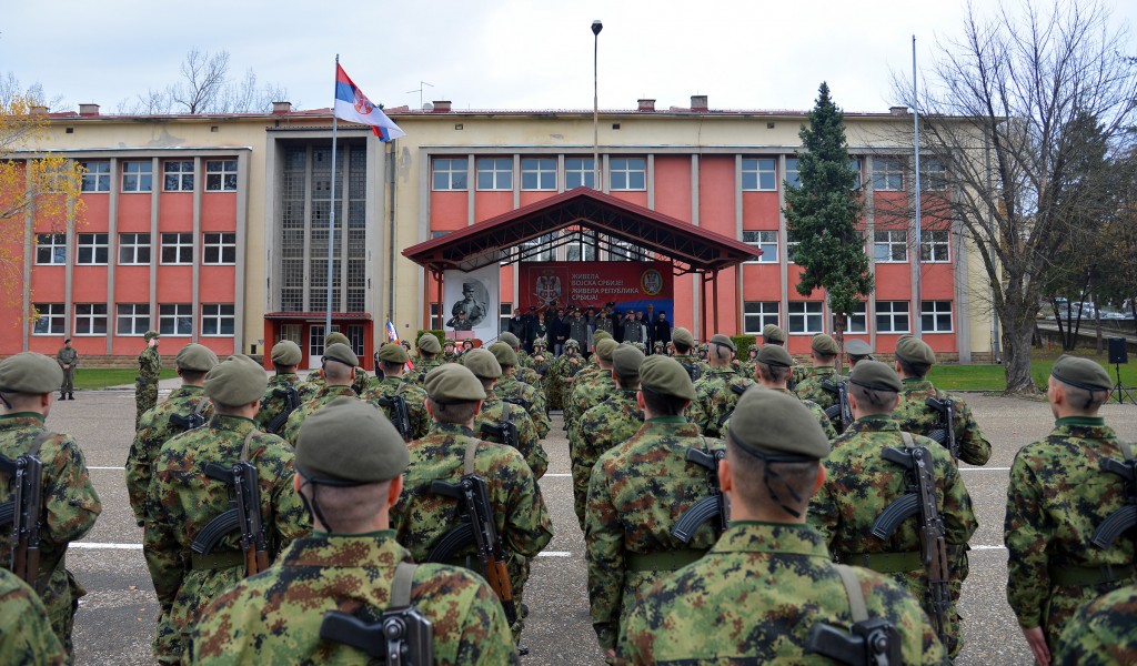 Candidates for Special Units Take Oath