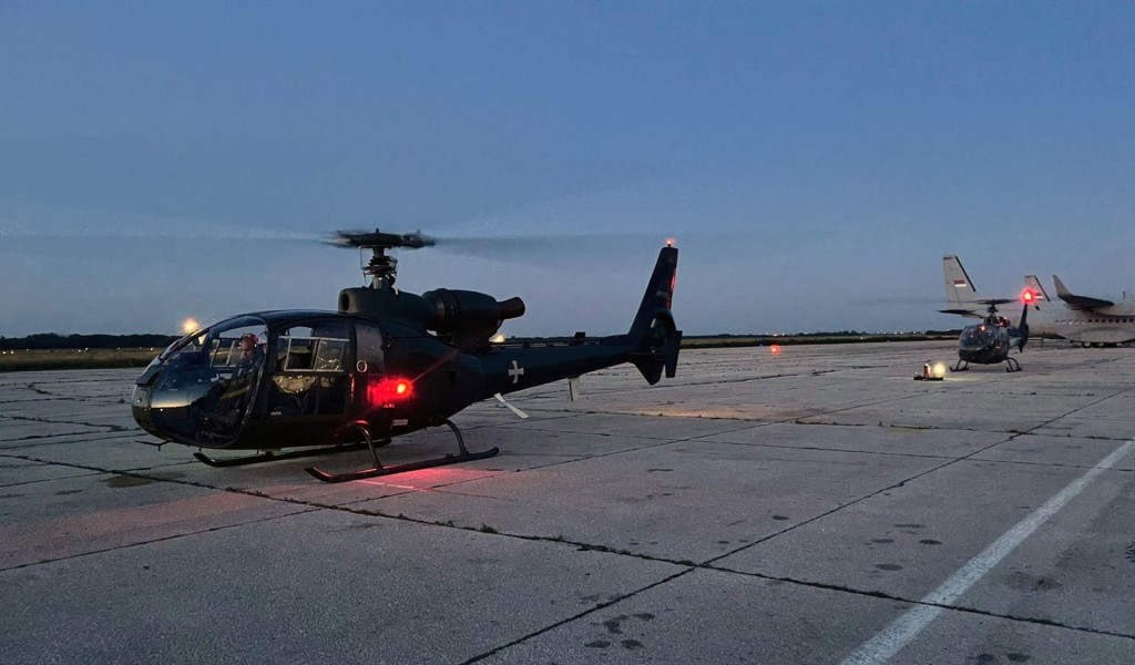 Night flight training