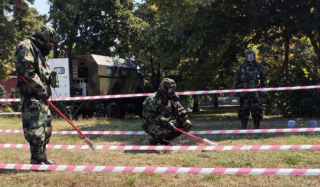 CBRN unit conducts training