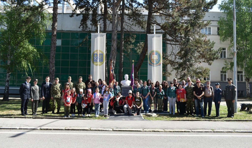 Scouts from Pančevo visit Military Academy