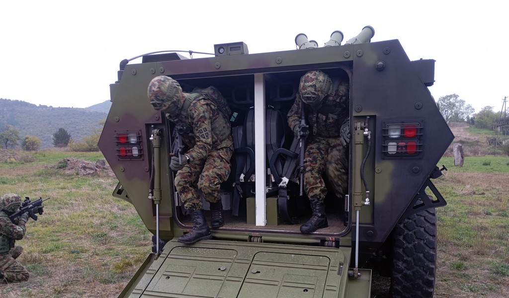 Нови војници на обуци у пешадијским јединицама Војске Србије