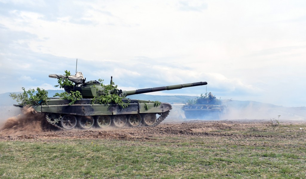 Tactical training of mechanized and tank units