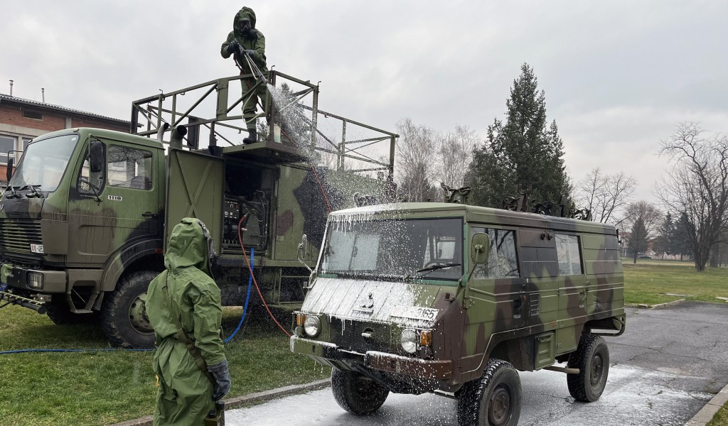 Collective training in CBRN unit