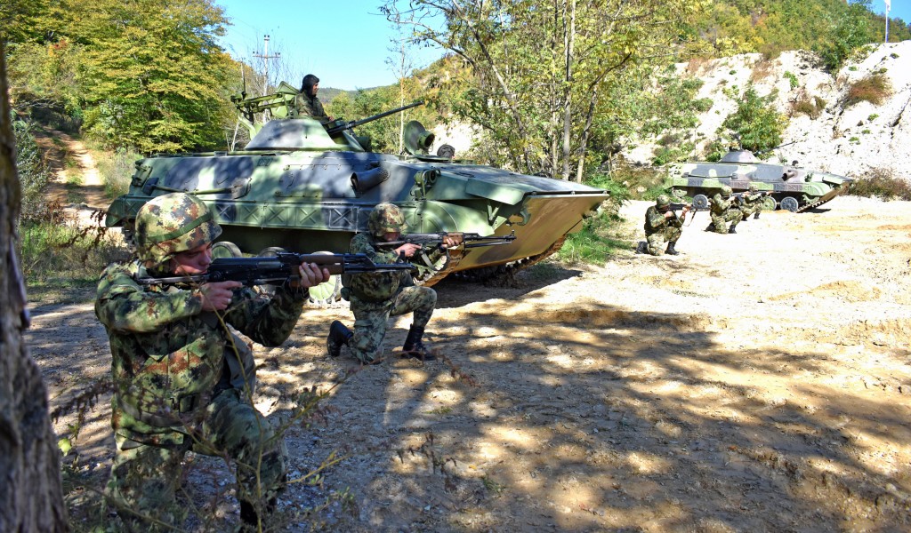 Oбука у механизованим јединицама Војске Србије