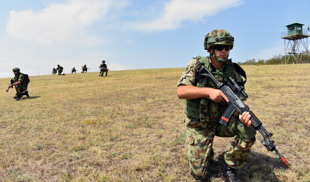 Pre deployment preparations of SAF Infantry Company