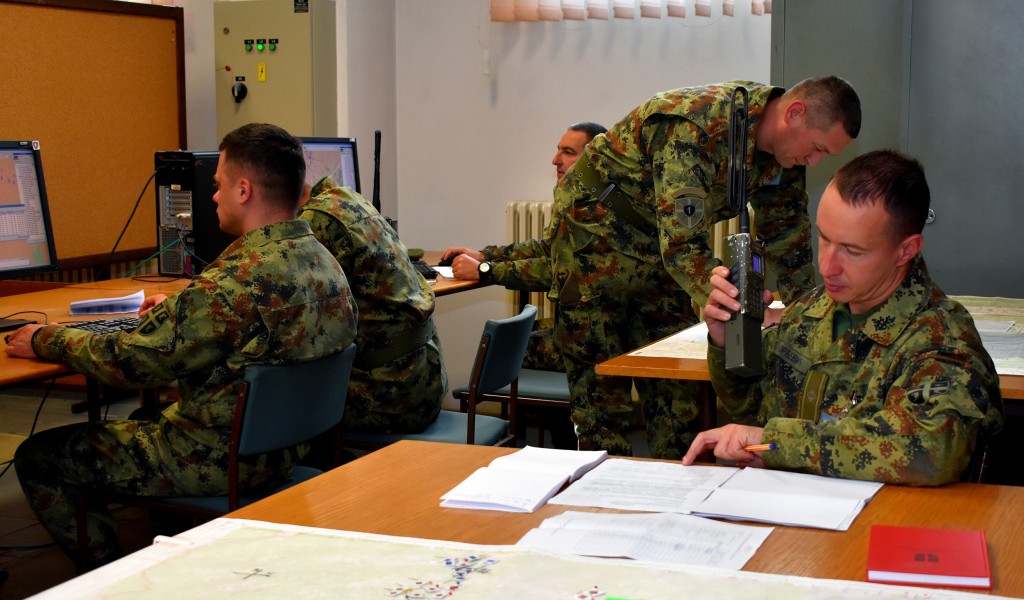 1st Army Brigade conducts computer assisted exercise