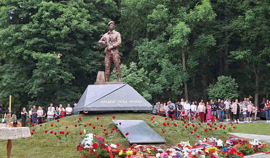 Monument to Second Lieutenant Leovac Unveiled in Pljevlje
