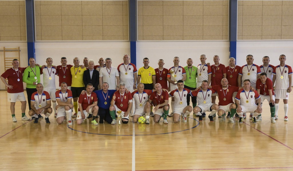 Sports meet between Serbian, Hungarian senior officers