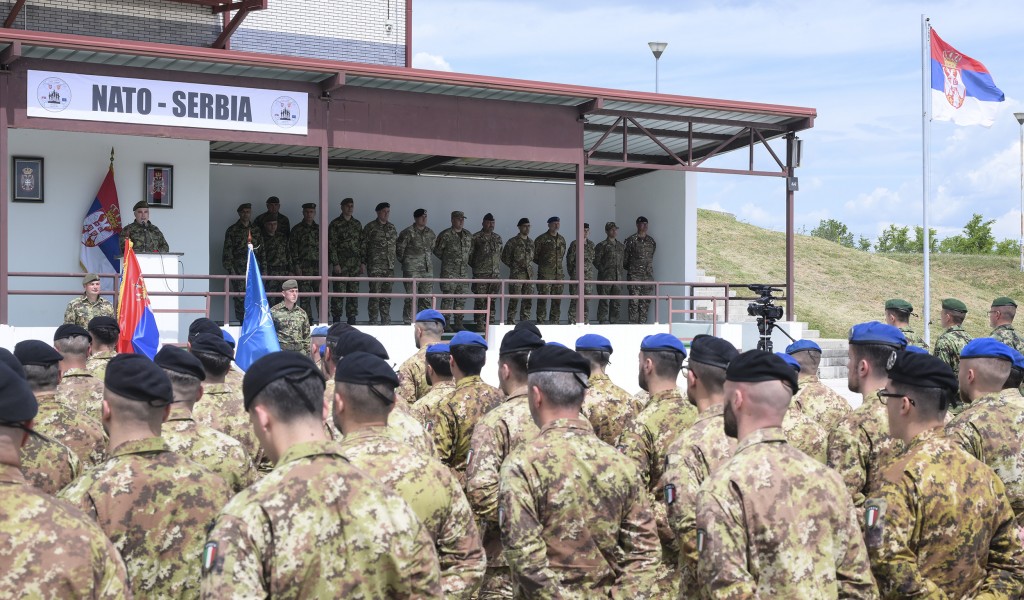 First Serbia-NATO joint military exercise