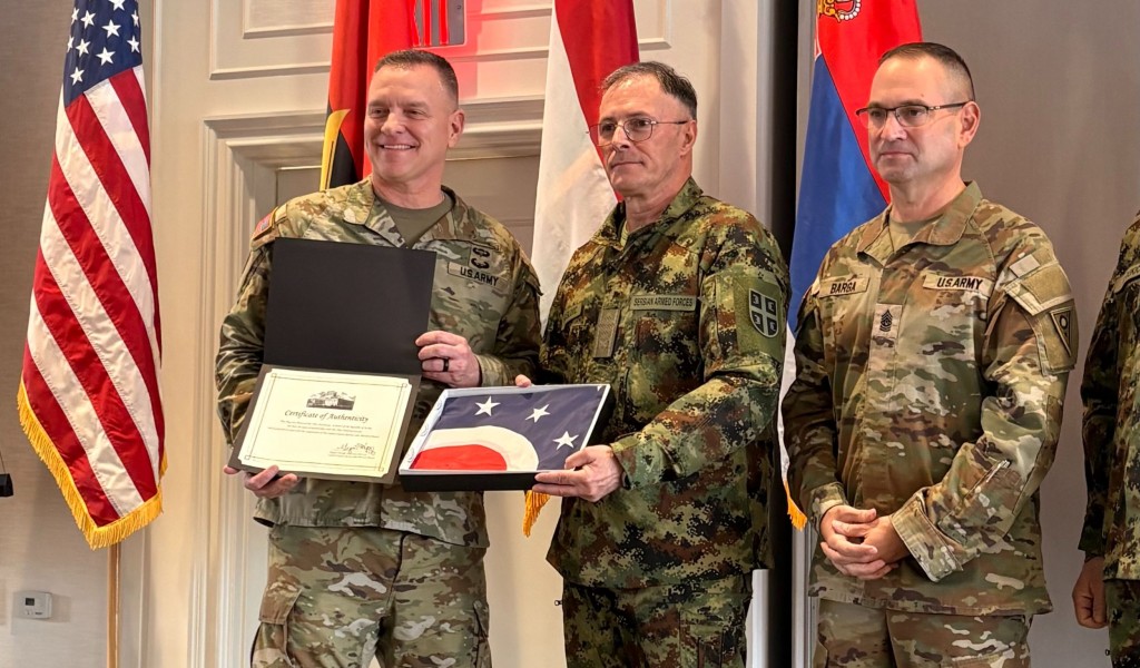 General Mojsilović visiting U.S.A.