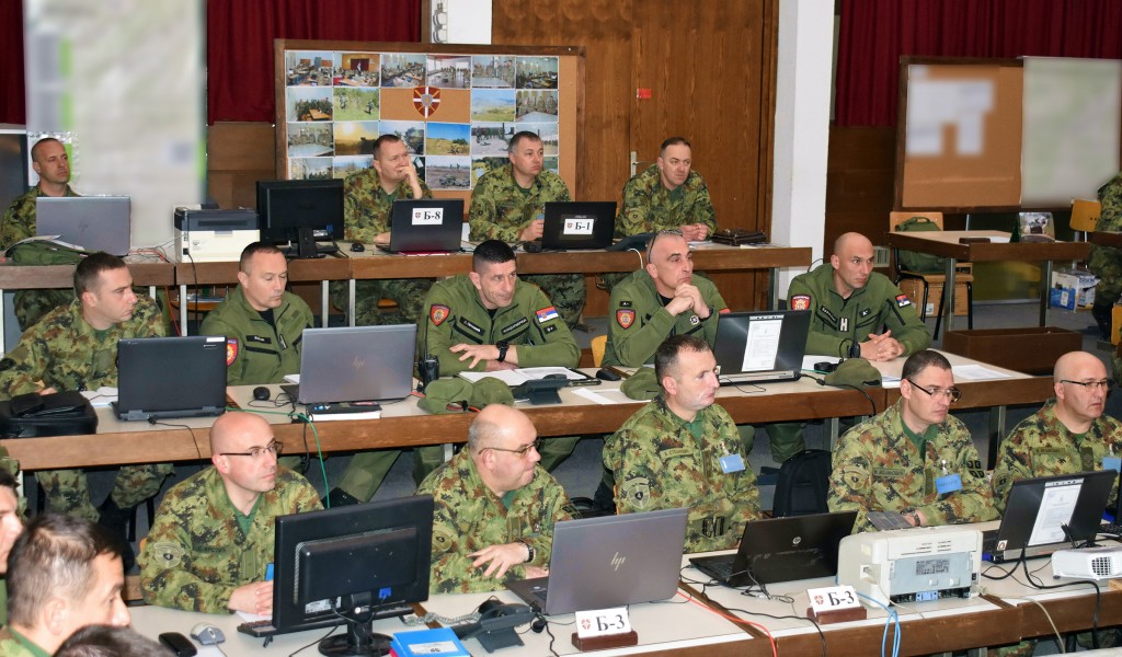 4th Army Brigade units exercise